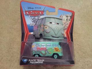 Disney Pixar Cars 2 • Race Team Fillmore • VW Hippie Van 