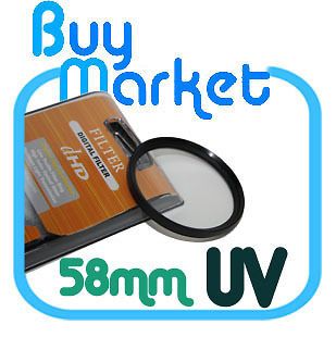 sale new 58mm uv filter for nikon canon sony lens 58 mm from hong kong 