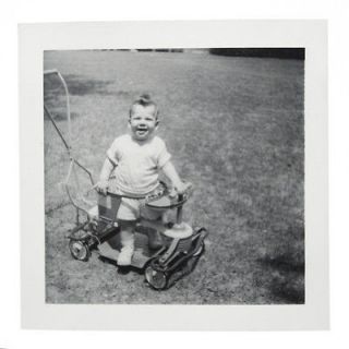 Vintage Snapshot Photo Happy Little Boy in Taylor Tot Stroller 1940s 