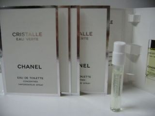 six ) Chanel Chanel CRISTALLE EAU VERTE Eau de Toilette 