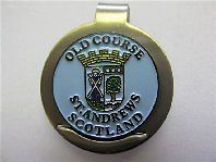 golf gift st andrews old course cap clip ball marker