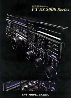   DX5000 HF/50MHz Transceiver Brochure Japanese Version Amateur Radio