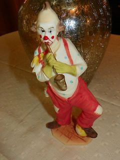 Arnart Pucci Clown, Stands 8  Great Collectible Clown Hobo, Playing 