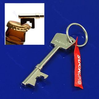 bottle opener key ring keychain metal bar tool cute new