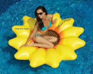 swimline inflatable 72 sunflower island pool float 