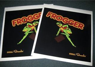 frogger arcade side art sideart both sides 