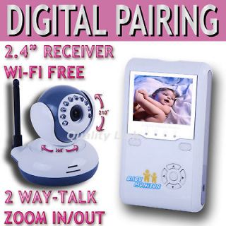 wireless digital baby monitor ir video talk camera