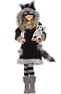 sweet raccoon toddler costume size 3t 4t 