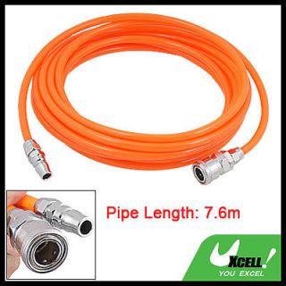 flexible orange 7 6m gas pipe silver tone connector from