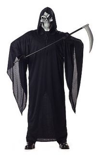 adult men grim reaper scary skeleton halloween costume