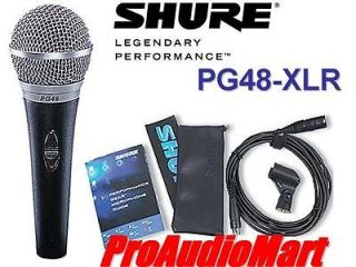 Shure PG48 XLR Vocal Microphone dynamic mic PG48XLR NEW IN STOCK