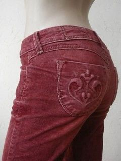 NEW Siwy womens Hannah Slim crop cord jeans in You will be mine