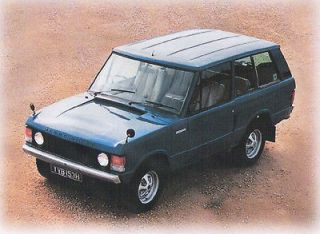 CLASSIC RANGE ROVER FACTORY WORKSHOP MANUALS on CD plus others