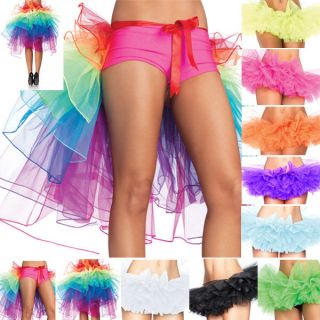 Rainbow Neon RaRa Raver Clubbing Ballet Dance Ruffle Tiered Tutu Skirt 