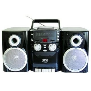 Naxa Portable CD Player NPB 426 w  AM FM Stereo Radio Cassette Player 