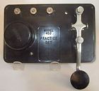 vintage Bakelite TELEGRAPH Practice KEY   SpeedX Model 450   E.F 