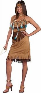 Pocahontas indian non native adult womens halloween costume OS