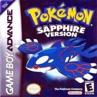 Nintendo game Pokemon Sapphire Version FOR GBA Advance SP DS LITE