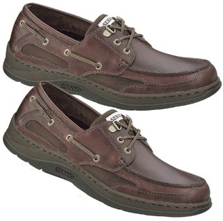 Sebago Clovehitch II Men Leather Boatshoes New in Box Color Brown 