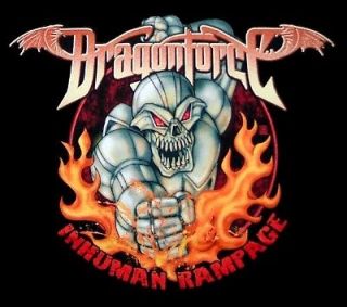 DRAGONFORCE cd lgo Inhuman Rampage ROBOT Official SHIRT XL new