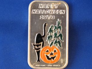 1973 happy halloween silver art bar ceeco a5169l time left
