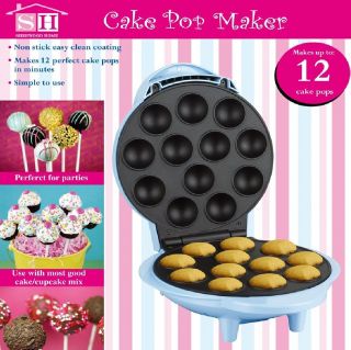 ELECTRIC CAKE POP MAKER BAKING MACHINE PARTY COOKWARE NON STICK MOULD 