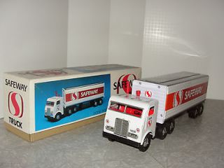   1960s Safeway Grocery Stores Semi   Truck and Trailer in the Box