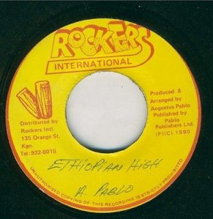 augustus pablo ethiopia n high rockers reggae 45 7 time
