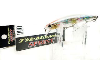 duo tide minnow 75 sprint sinking lure hologram rainbow time