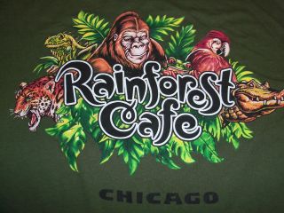 Genuine Souvenir Rainforest Cafe Chicago,Illino​is Authentic Large 