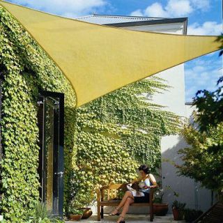 SUN SAIL SHADE   TRIANGLE CANOPY COVER OUTDOOR PATIO AWNING (11.5x11 