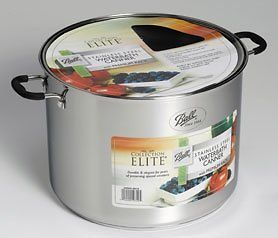 Ball Jar Collection Elite Stainless Stee​l 21 Quart Waterbath Canner 