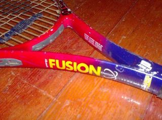 prince synergy series graphite fusion titanium longbody tennis racket 