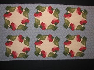 Quilt Fabric Panel Thimbleberries TULIP NEW, Cotton Retired, Hard to 