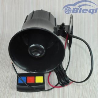   Loud Horn For Car Auto Van Truck Motorcycle With 3 Sounds PA System