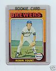 1975 topps 223 robin yount rookie rc milwaukee brewers buy