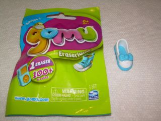 gomu series 1 erasers blue girls shoe slipper g45 time