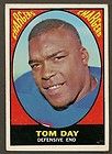 1967 topps tom day card 117 san diego chargers de