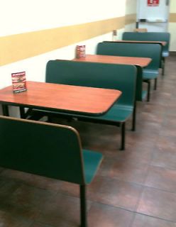 used restaurant booth seats four to six 