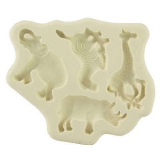 Diamond Paste JUNGLE ANIMALS MOULD Elephant/zebra​/rhino/giraffe CUP 