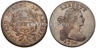 1796, Draped Bust Cent