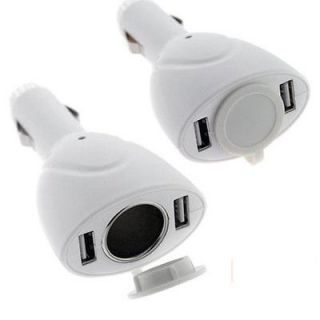 New Dual Port USB 2.0 Car Charger for iPhone iPod /4/5 Player With 