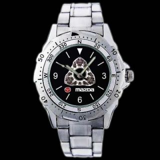 mazda rx 7 8 rotary engine metal wristwatch watch from