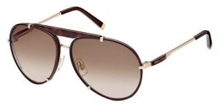 Dsquared Sunglasses DQ 0075 48F Brown with Shiny Rose Gold / Brown 