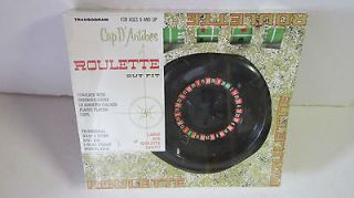 Transogram roulette 1961 cap dantibes set chips layout unopened board 