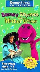 BARNEY   BARNEY RHYMES WITH MOTHER GOOSE VHS 1993