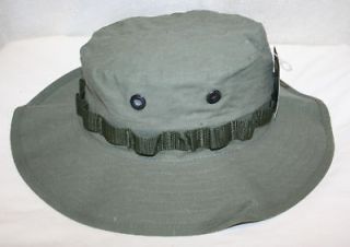 ROTHCO REPRO VIETNAM OD GREEN BOONIE JUNGLE HAT SIZE 7 1/4 NEW