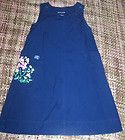 sz M Womens RALPH LAUREN Navy Blue T Shirt Knit Dress Hooded Casual 