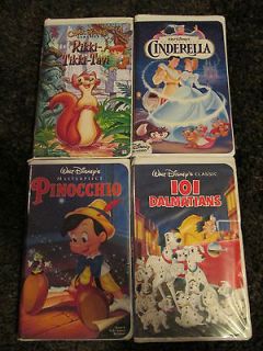    Pinocchio,Cin​derella,Rikki ​Tikki Tavi,101 Dalmations
