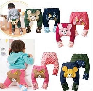 cute pattern Toddler Boys Girls kids pants Baby Warmer cotton Pants 